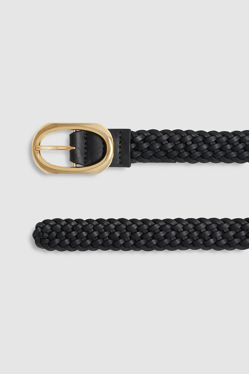 Signature Link Belt Braided - Black