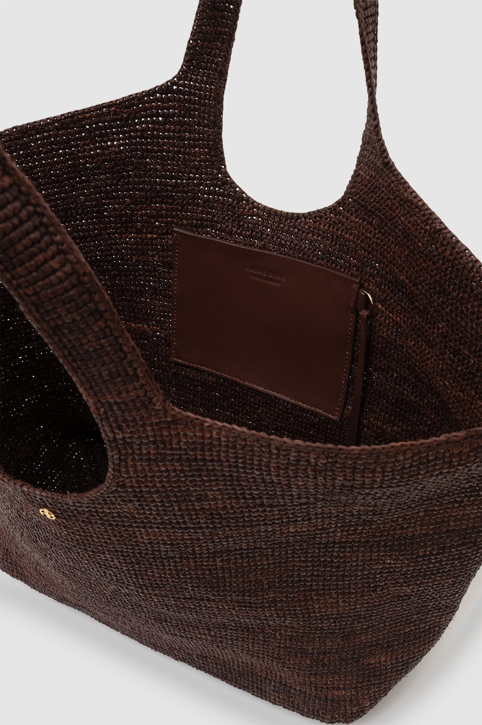 Lili Tote Raffia - Dark Brown
