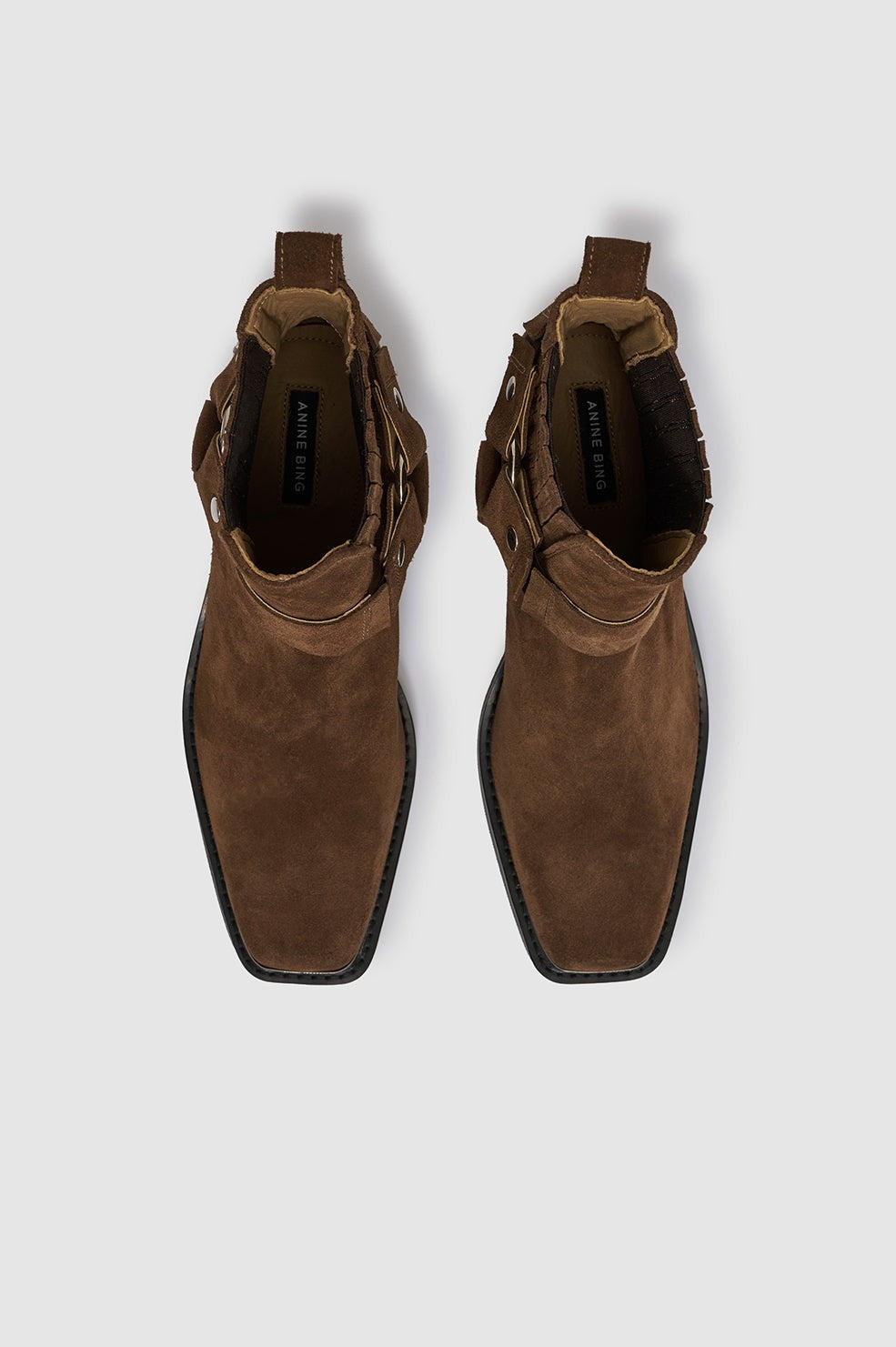 Mid Biker Boots - Tobacco