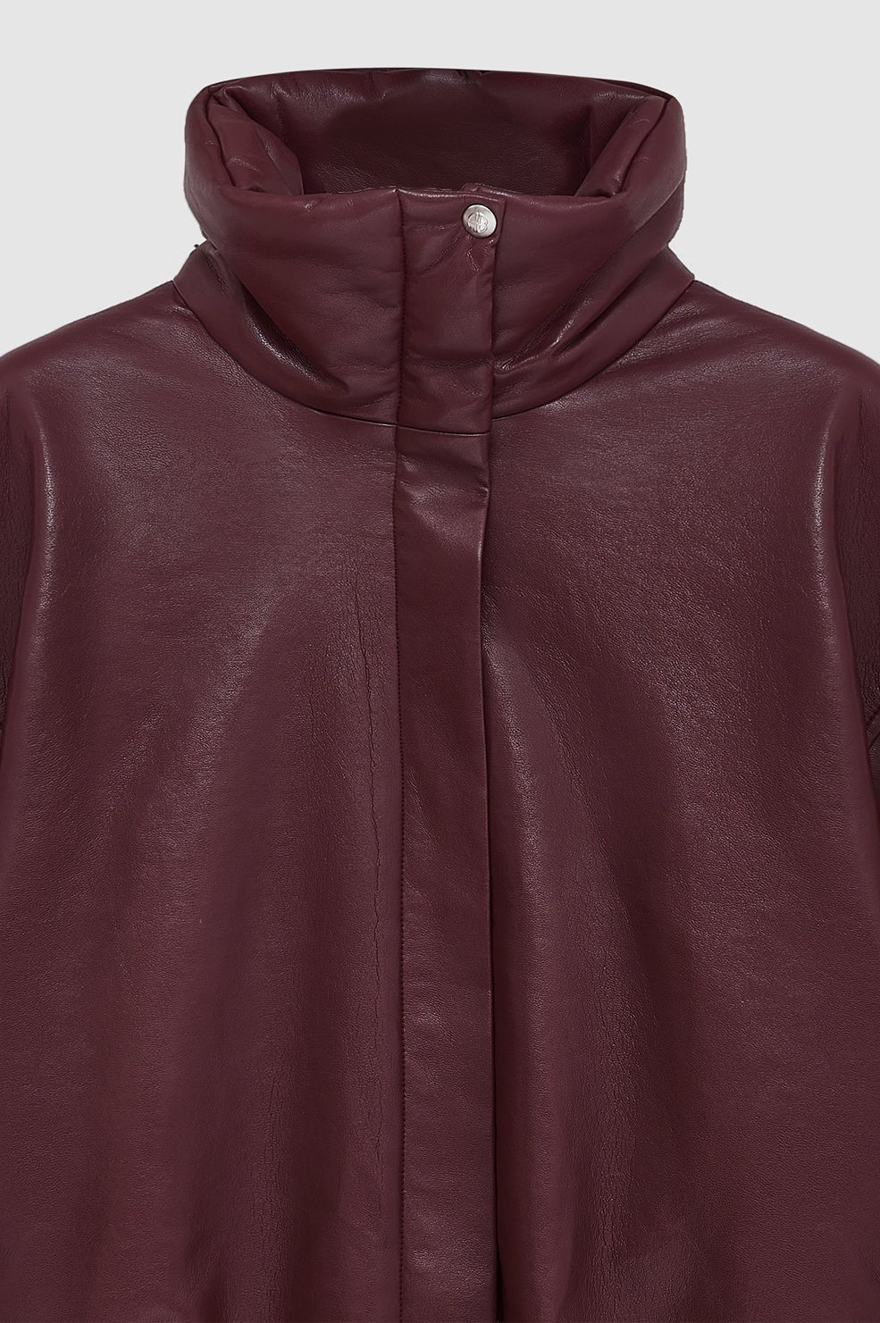 Cyrus Jacket - Burgundy Recycled Leather