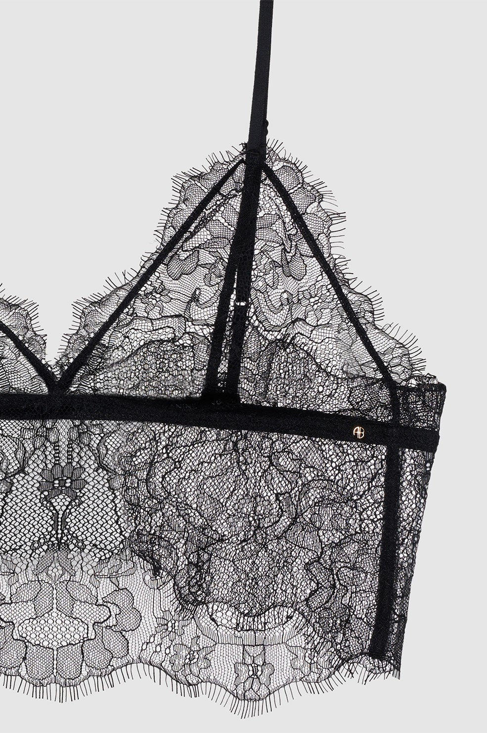 Lace Bralette - Black