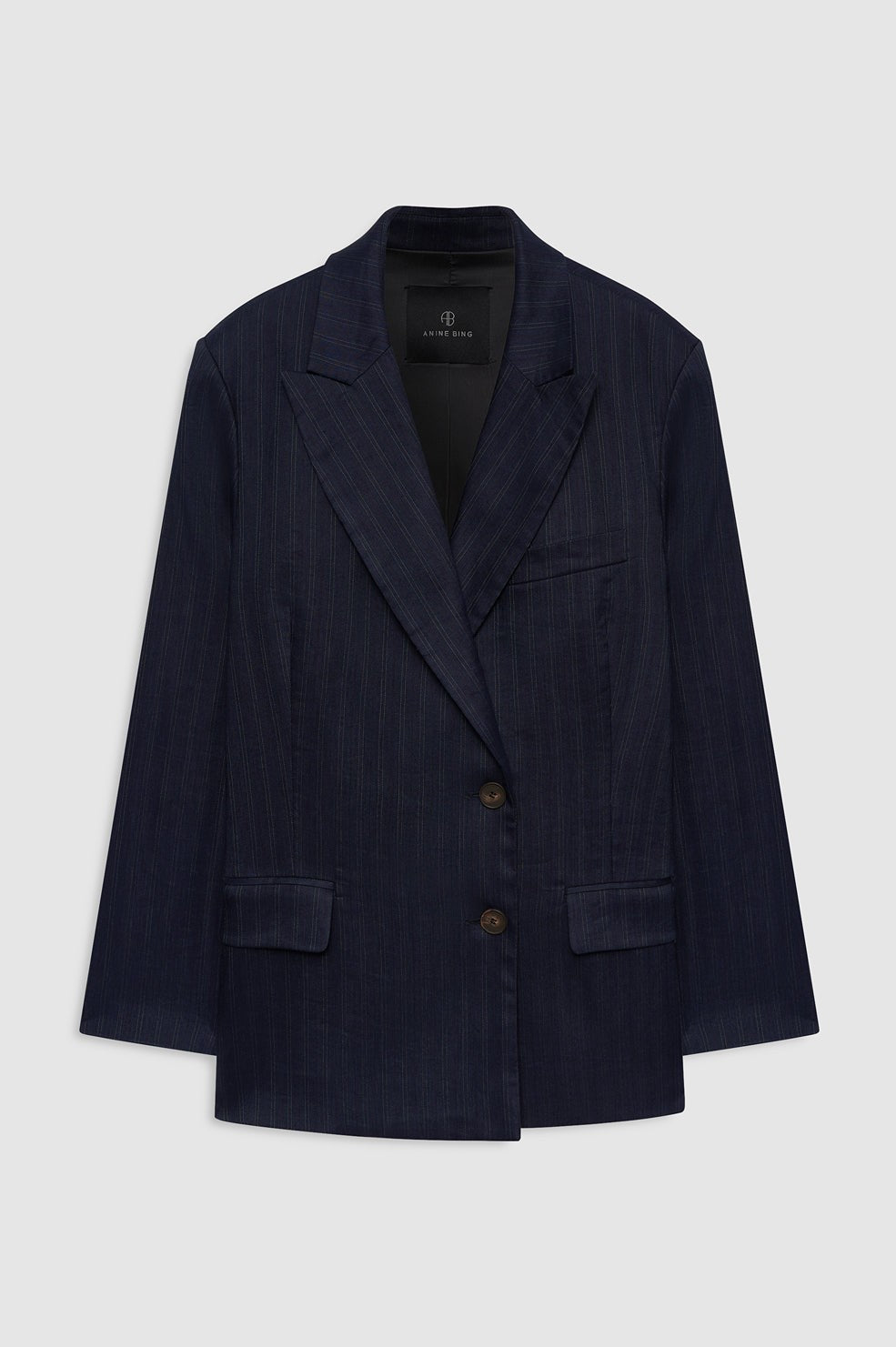 Aretha Blazer - Navy Pinstripe