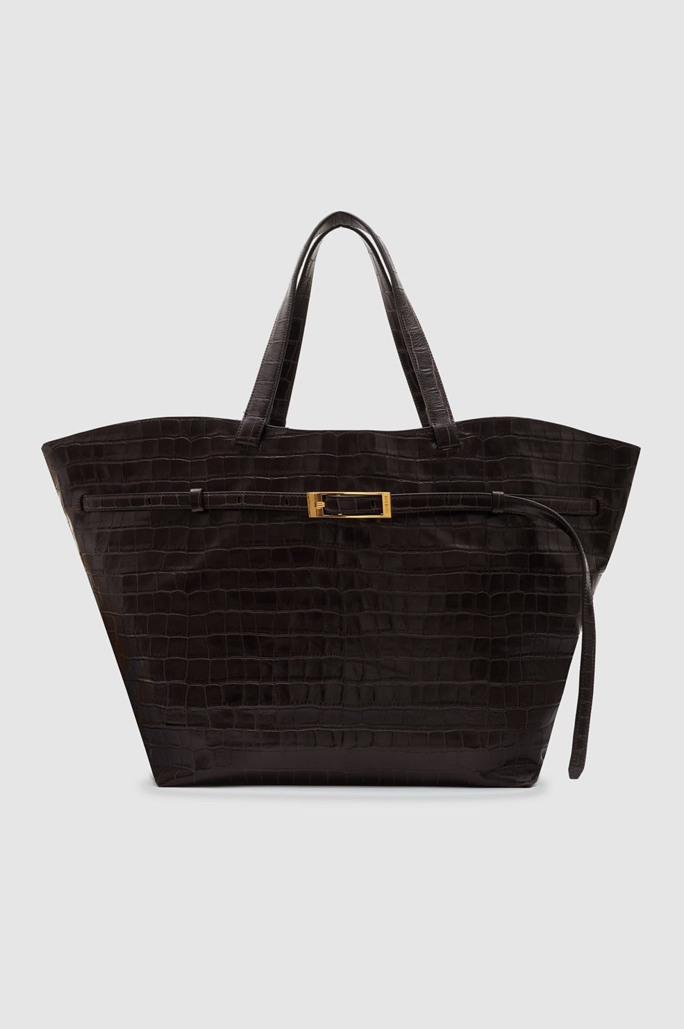 Elly Tote Embossed - Dark Brown