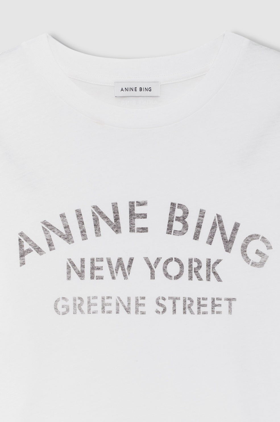 Ivan Long Sleeve New York Stencil - Ivory