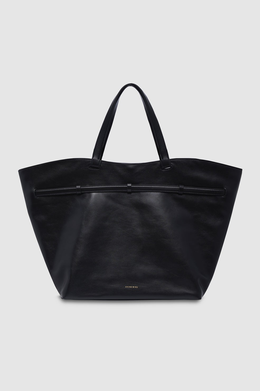 Elly Tote Grained Leather - Black