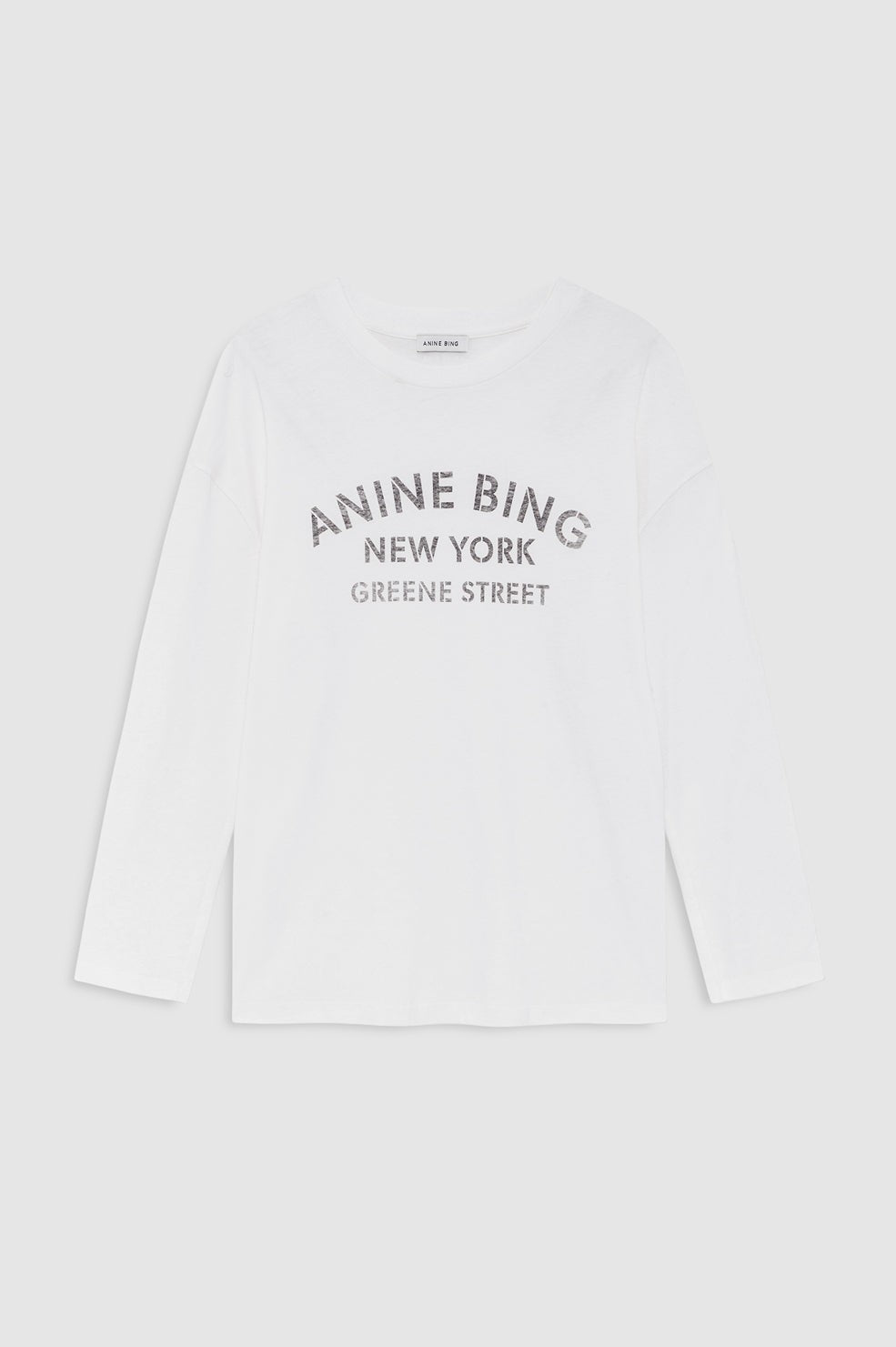Ivan Long Sleeve New York Stencil - Ivory