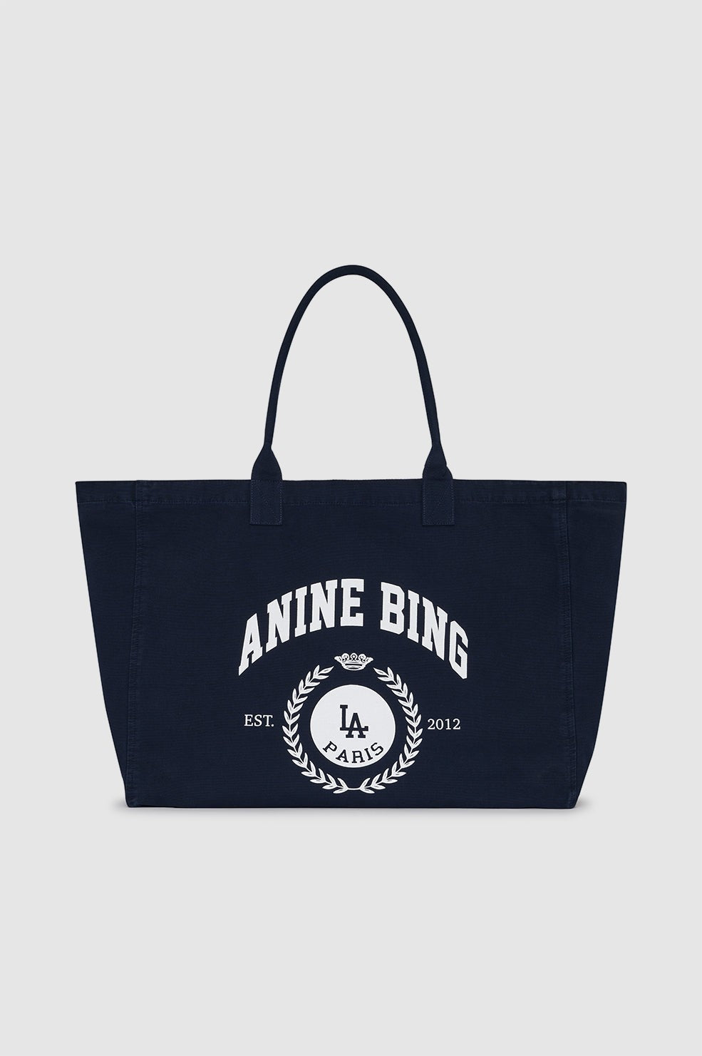 Leo Canvas Tote Collegiate - Blue