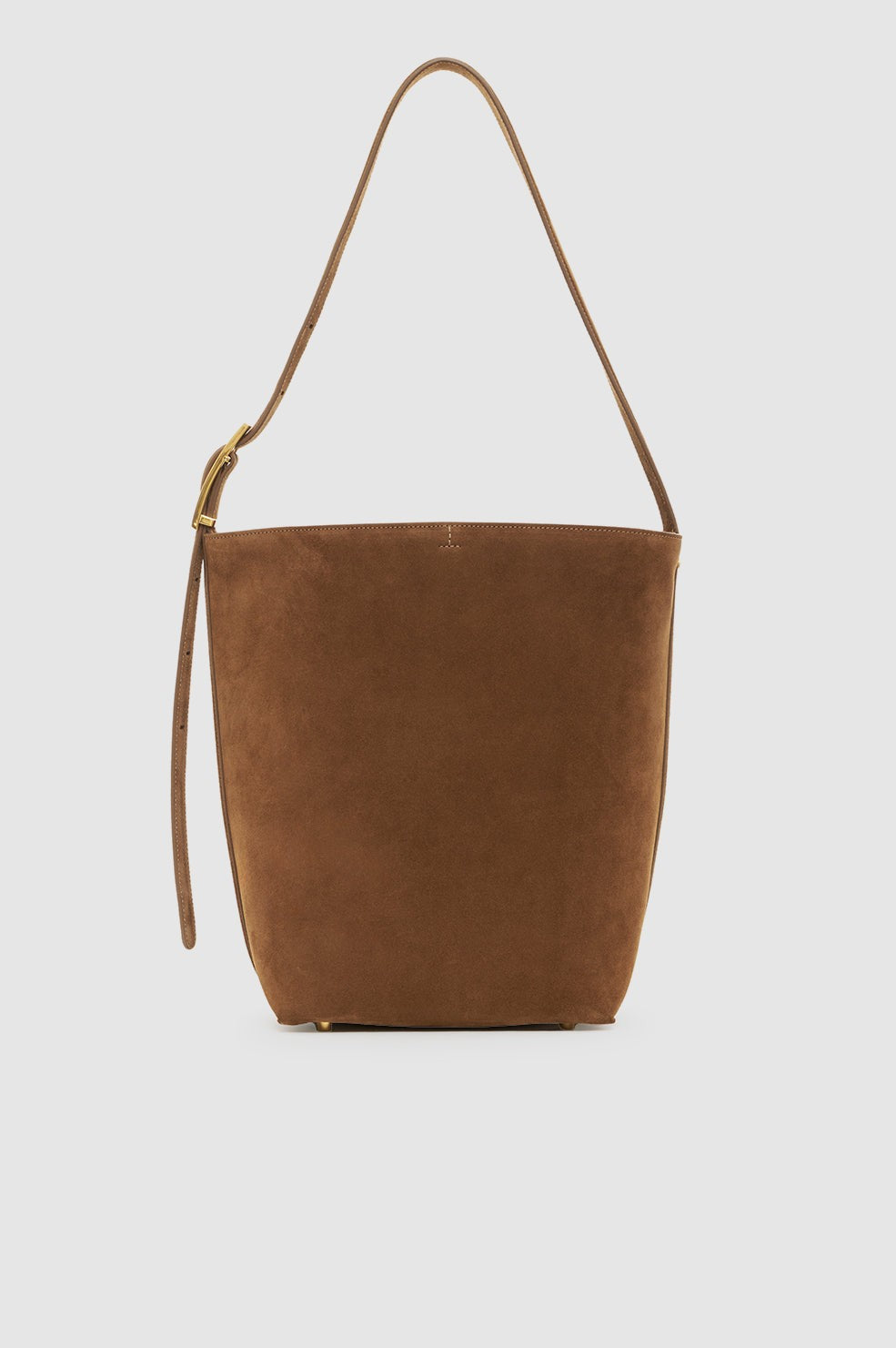 Elly Bucket Bag Suede - Tobacco